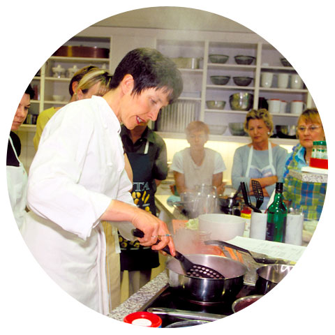 1986 - Les premiers cours de cuisine Betty Bossi