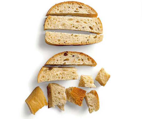 Brot für Fondue