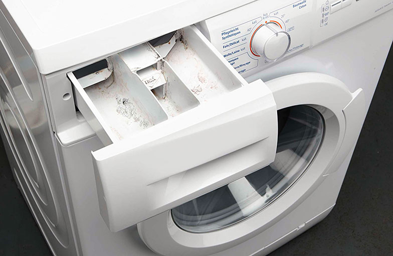 Auch Waschmaschinen wollen gepflegt sein.