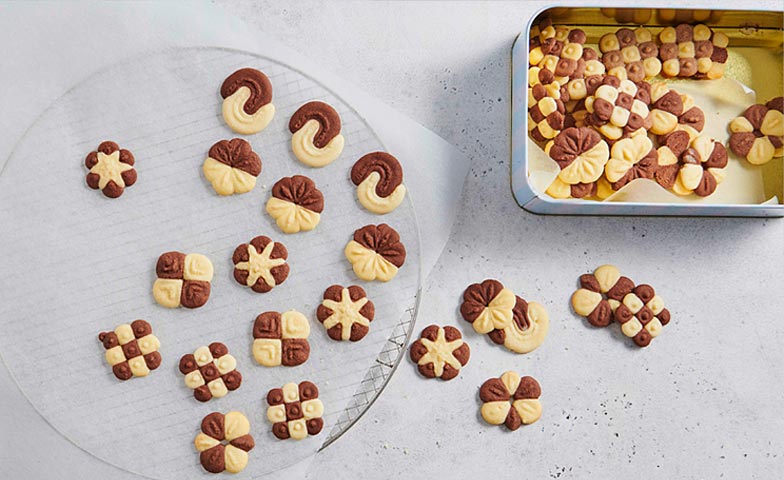 Ces légendaires biscuits bicolores réussissent aussi sans gluten.