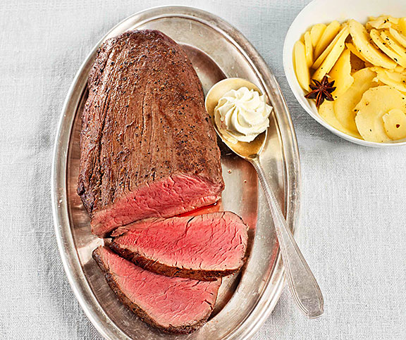 Chateaubriand mit Whiskybutter