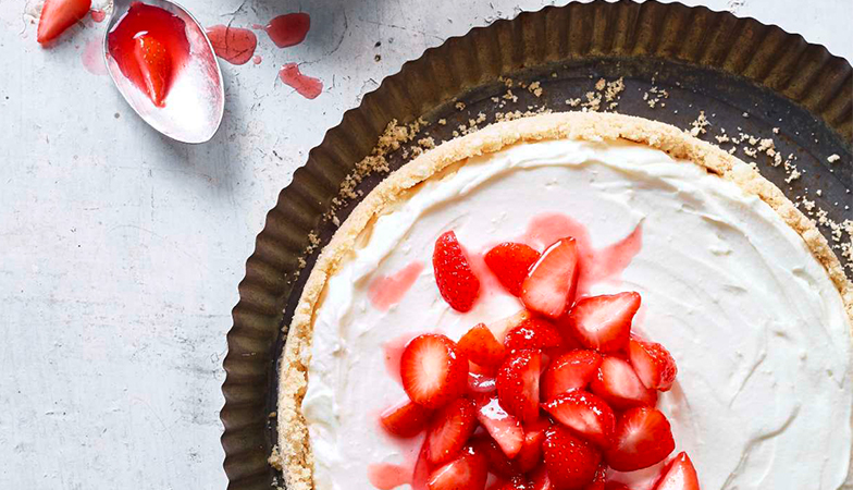 Une tarte aux fraises reste un délice, même sans gluten.
