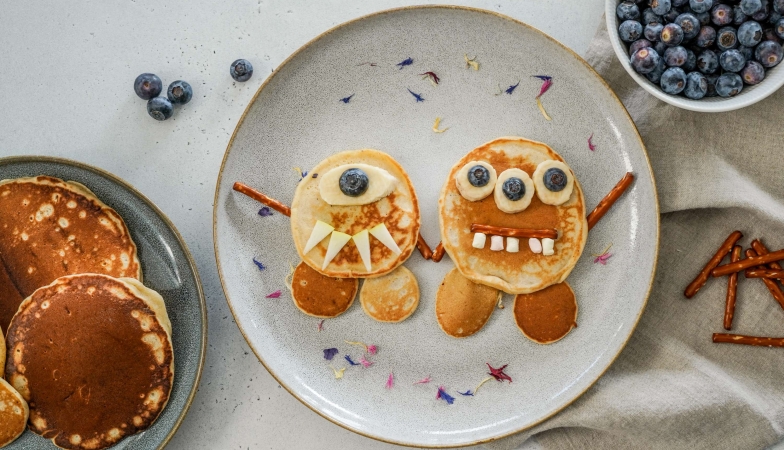 Sieben lustige Pancake-Tiere und Figuren zum Selbermachen