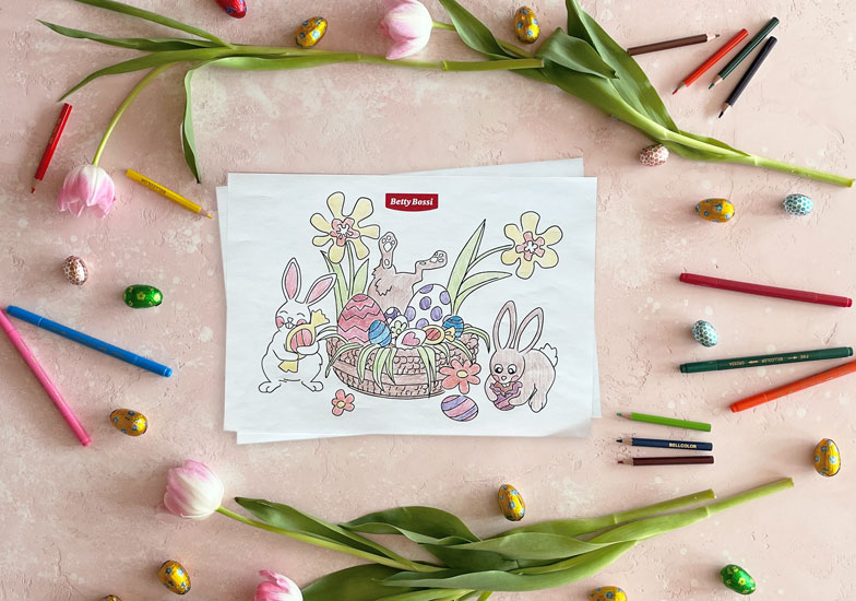 Des dessins de Pâques à colorier