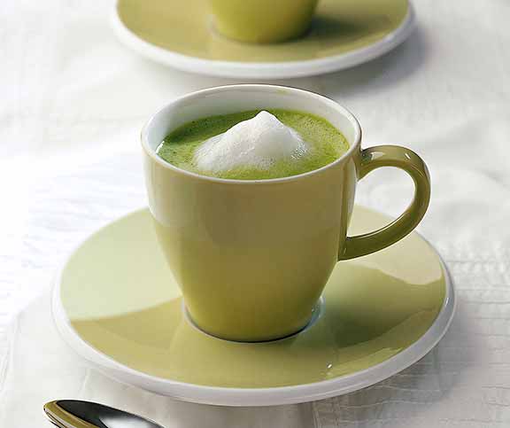Cappuccino verde (soupe aux herbes)