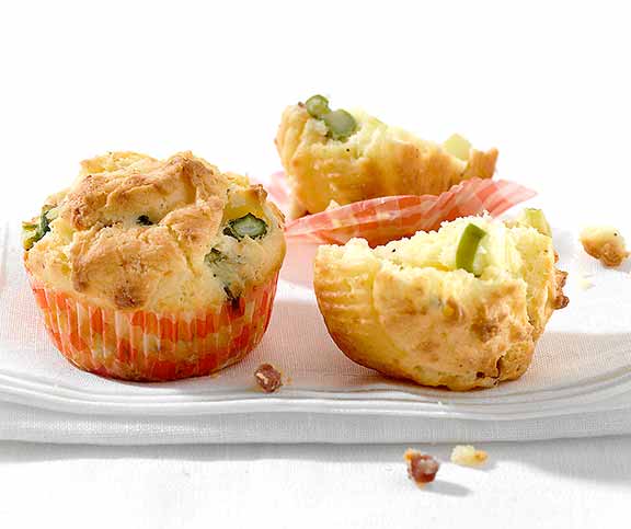 Muffins jambon-asperges