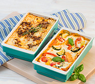 Plats en porcelaine «Duo»: parfaits pour lasagnes et tiramisu!