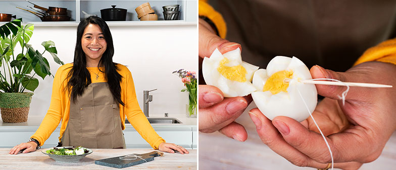 Kitchen Hack: Eier dekorativ servieren