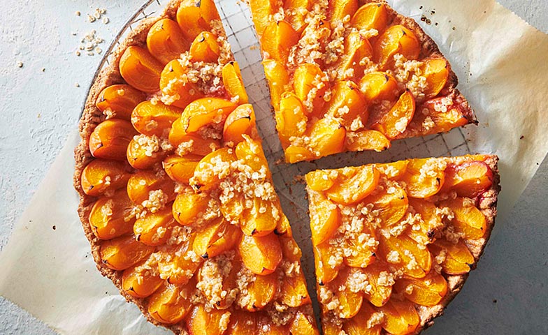 Diese glutenfreie Aprikosenwähe aus Hafermehl ist eine wahre Entdeckung. .