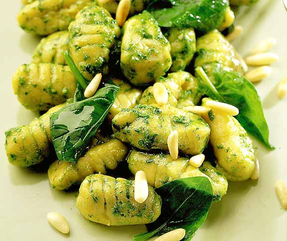 Gnocchi mit Spinat-Pesto