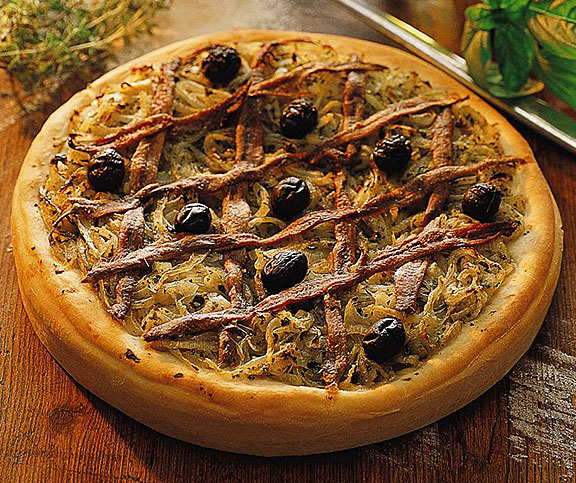 Pissaladière (pizza provençale)