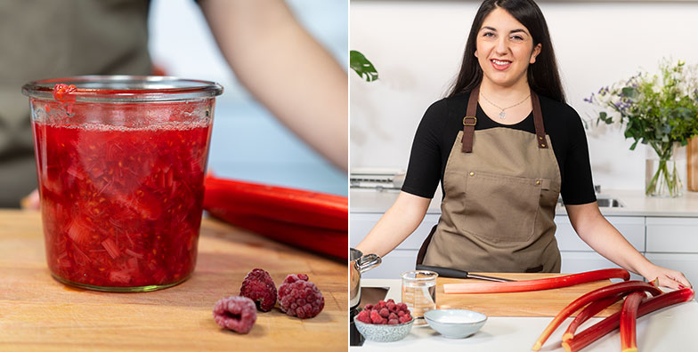 Kitchen hack: rhubarbe rouge