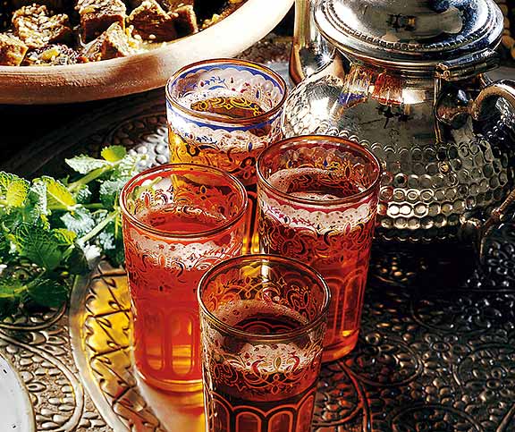 Thé à la menthe marocain