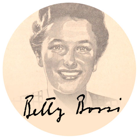 1956 - Mais pourquoi le nom Betty Bossi?