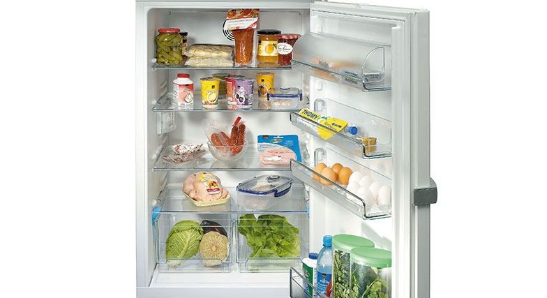 Im Kühlschrank hat alles seinen optimalen Platz.