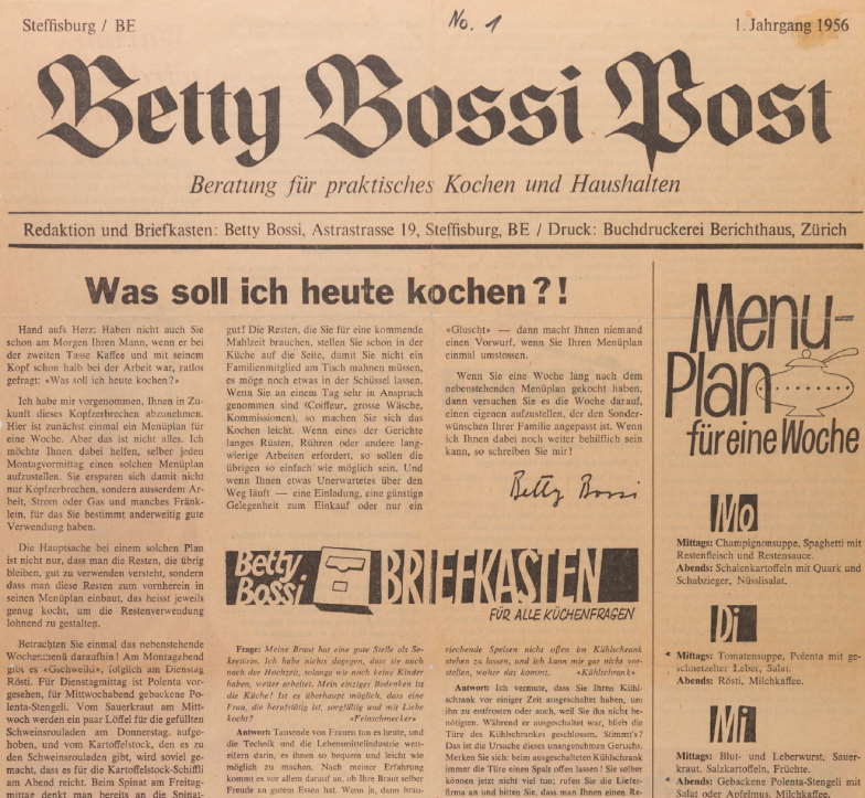 L’histoire de Betty Bossi