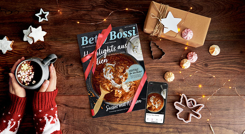 Offrir un abo-cadeau à Betty Bossi, c’est offrir toute une année de plaisirs gourmands à partager.