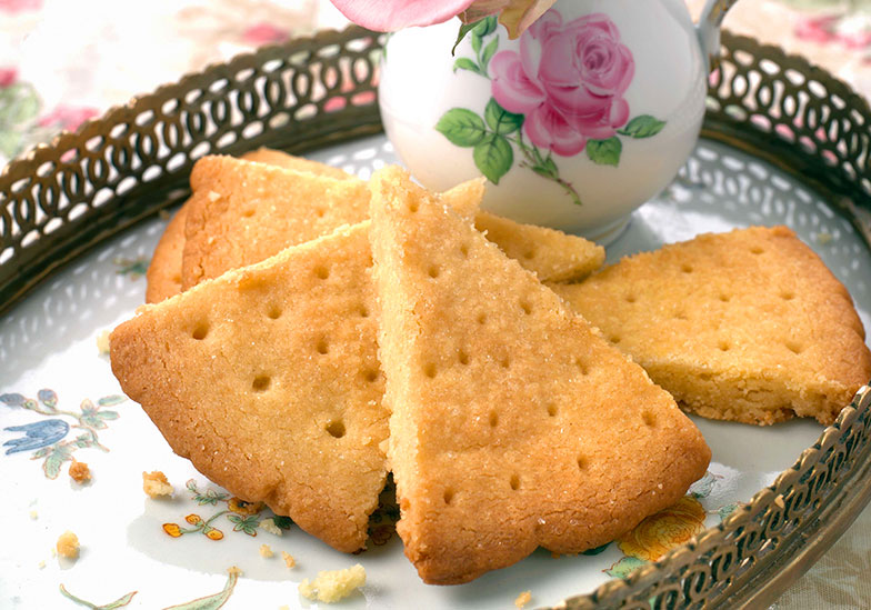Shortbread: ici en forme de gâteau, il est incontournable de l’afternoon tea.