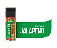 Gewürzflocken Jalapeno mit Knoblauch und Chili