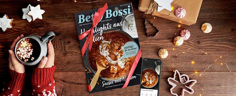 Offrir un abo à Betty Bossi, c’est offrir toute une année de plaisirs gourmands.