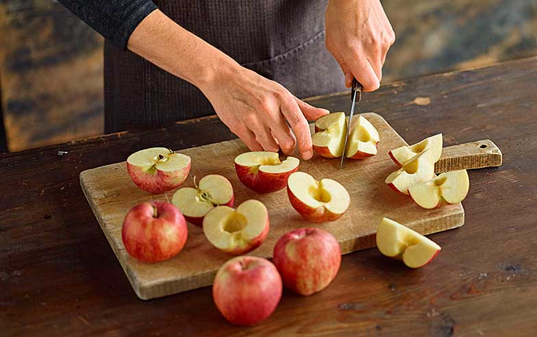 Das einfache Rezept aus Äpfeln ist wahrscheinlich in einer bäuerlichen Küche entstanden.