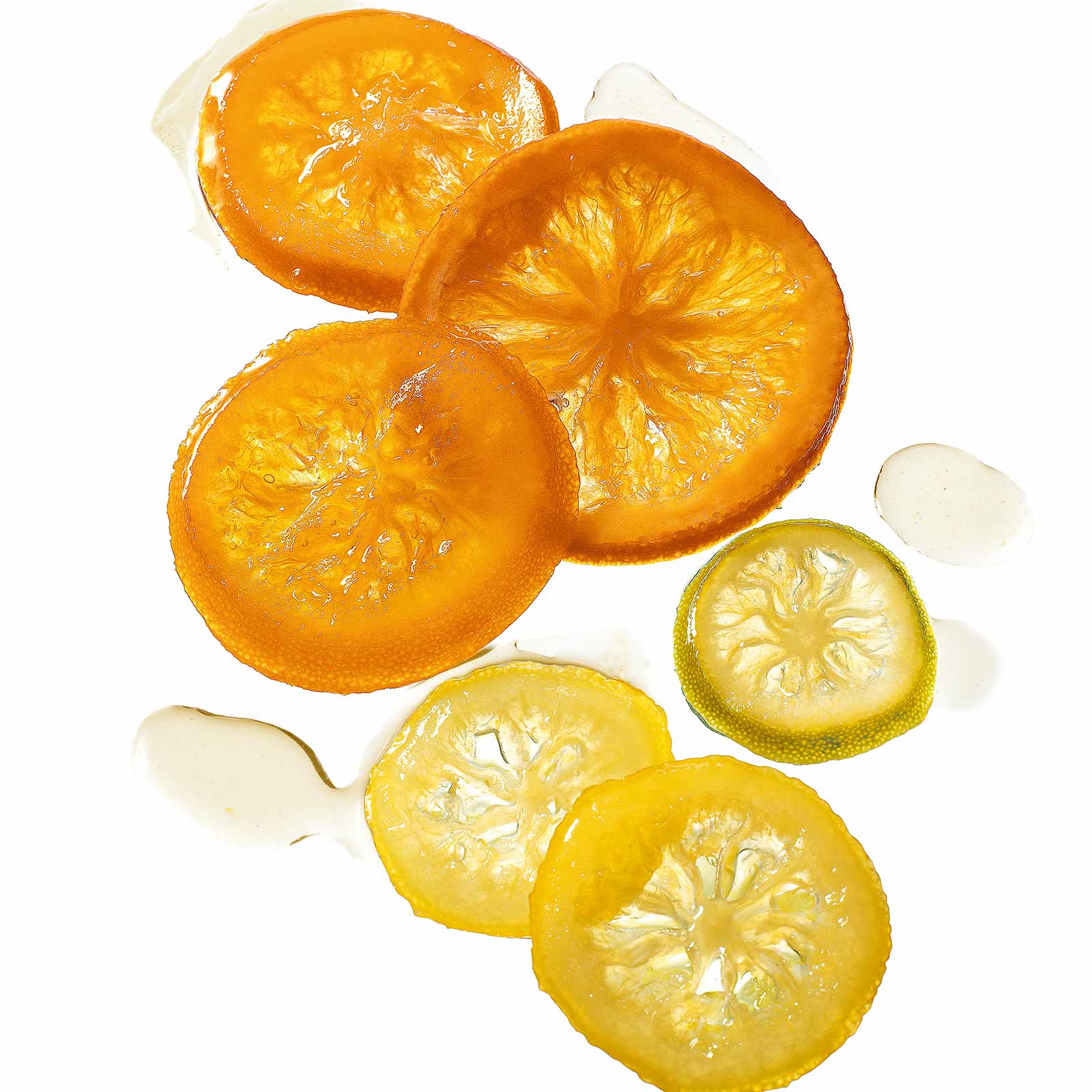 Tranches de citrons du jardin confits au sucre - Recette par Recettes du  Chef