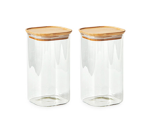 Bocaux de conservation en verre, 1.4 l - en duo