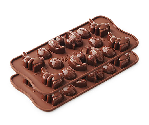 Silikonform für Schokolade, Ostern - 2 Stk.