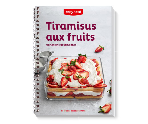 Tiramisus aux fruits, livre de cuisine