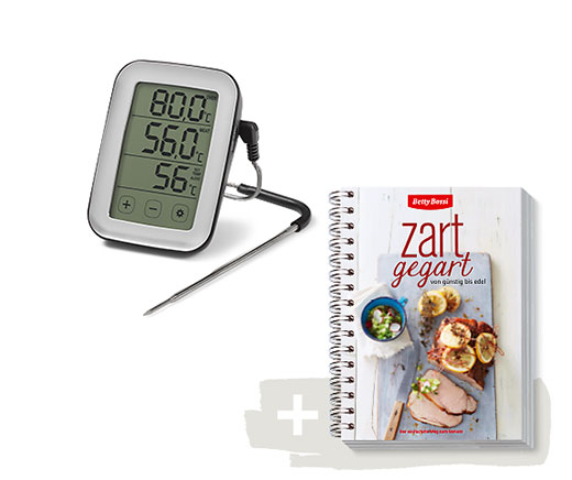 Zart gegart, Buch + Fleisch-Thermometer Perfect – Kombi