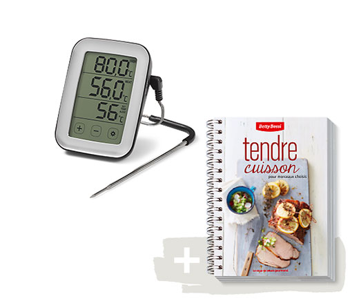 COMBI Tendre cuisson + thermomètre à viande «Perfect»