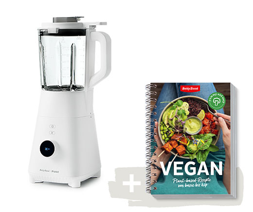 Standmixer mit Kochfunktion + Geschenk: Vegan-Buch