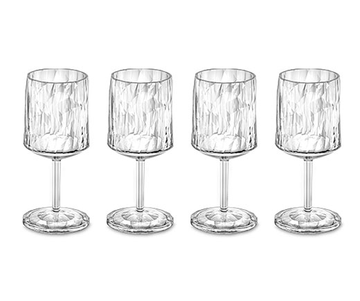 Koziol Weinglas, Kunststoff, 2 dl - 4 Stück