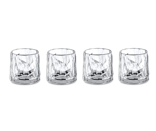 Koziol Wasserglas, Kunststoff, 2.5 dl - 4 Stück
