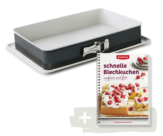 Schnelle Blechkuchen, Buch + Springform - Kombi