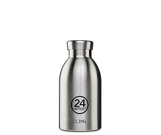 24 Bottles Thermosflasche Clima «Stahl» 0.33l