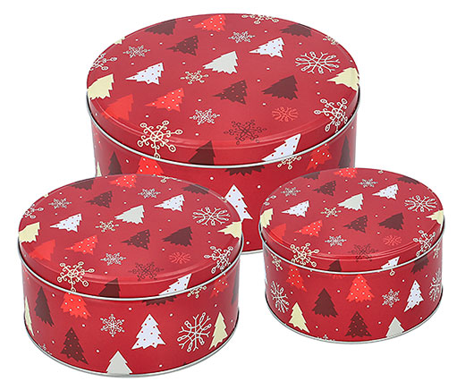 Birkmann Boîtes à biscuits de Noël Birkmann - lot de 3