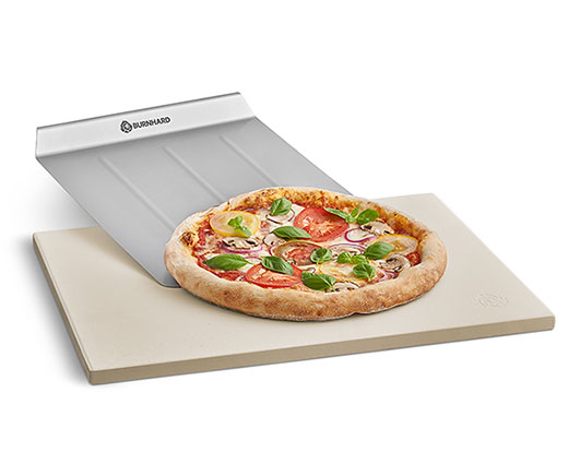 Burnhard Pizzastein mit Schaufel, 38×30 cm