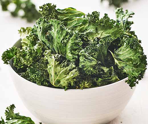 Airfryer Kale chips