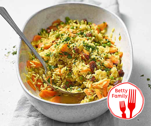 Gemüse-Curry-Pilaw