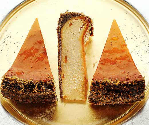 Mohn-Orangen-Cheesecake