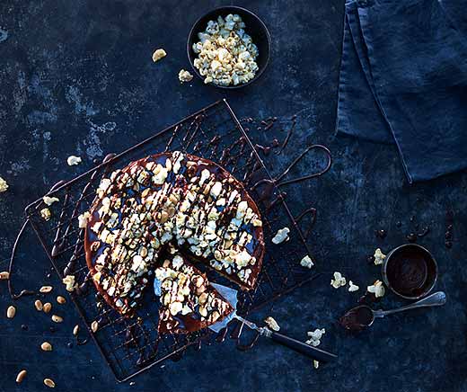 Glutenfreier Popcorn-Crumble-Kuchen