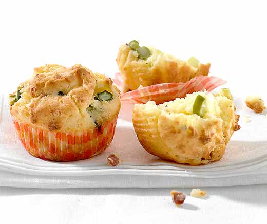 Muffins jambon-asperges