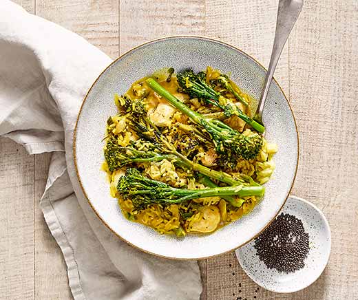 Poulet-Curry mit Broccoli