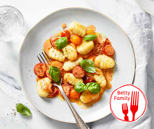 Kartoffel-Gnocchi mit Tomaten-Rahmsauce