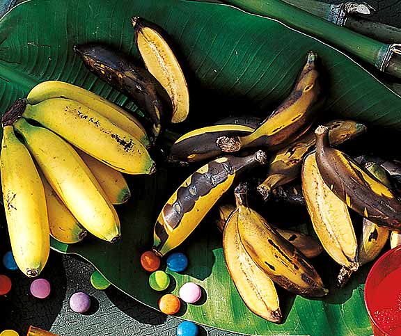 Grillierte Bananen