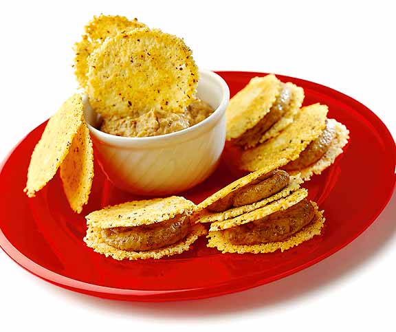Gefüllte Sbrinz-Chips