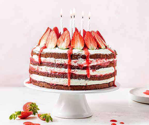 Erdbeer-Schokolade-Torte
