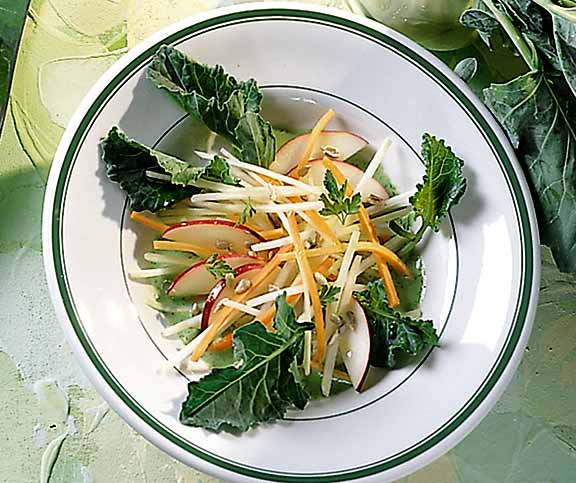 Salade de chou-pomme et carotte