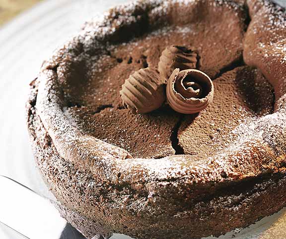 Schokolade-Cheesecake mit Rum
